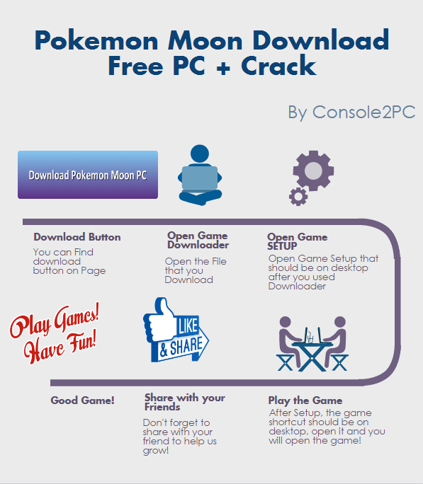 pokemon moon rom for pc