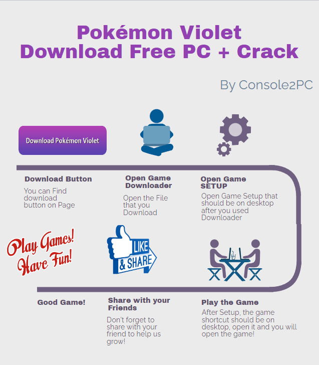 Pokémon Violet pc version